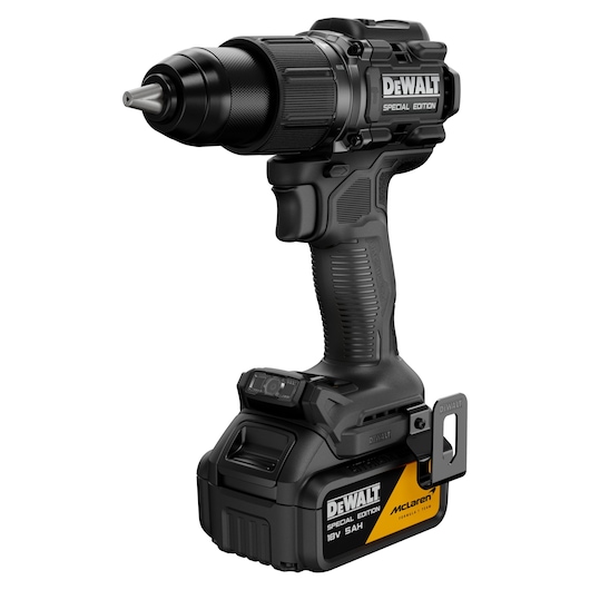 DEWALT x McLaren F1 Team 18V XR Special Edition Hammer Drill Driver with 5Ah battery