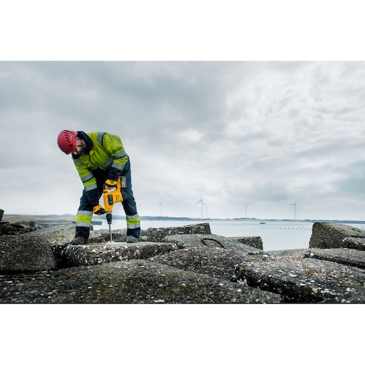54V XR Flexvolt børsteløs borhammer SDS-Max med 3 funksjonsvalg - 2 x 9.0 Ah