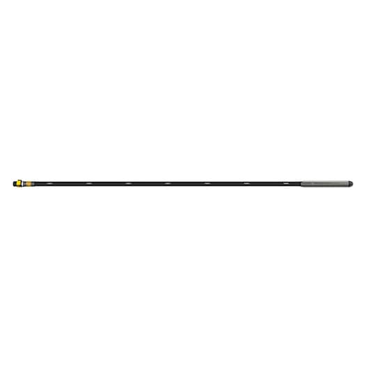 A long, black extension pole with yellow and silver accents, designed for photography or compatible with photography equipment. The pole is shown horizontally against a white background.