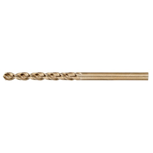 DEWALT drill bit for photography, model DT4957-QZ, DT4957. Metallic, spiral design on white background.