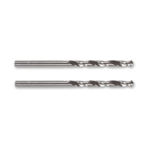 Two metal drill bits are shown side by side on a white background.