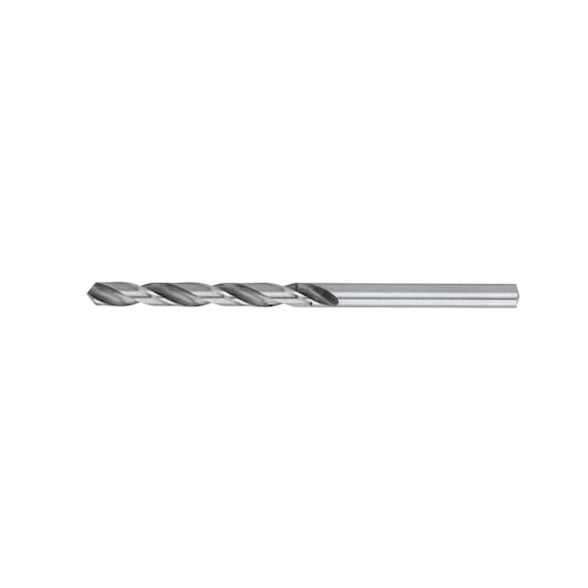 A single metal twist drill bit with a hexagonal shank, shown against a white background.