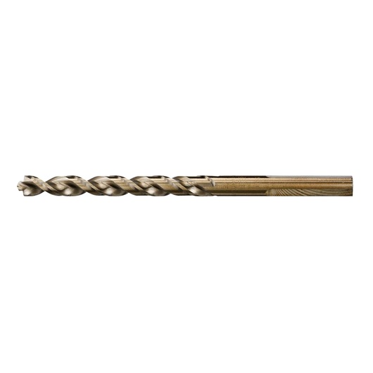 A single metal drill bit with a twisted design, shown on a white background.