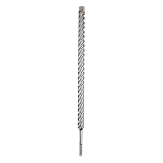 A single DEWALT SDS-max rotary hammer drill bit with a spiral flute design, shown vertically against a white background.