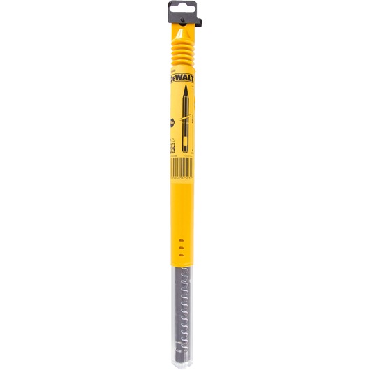 DEWALT DT6940 yellow drill bit in retail packaging with clear plastic cover, vertical product view.