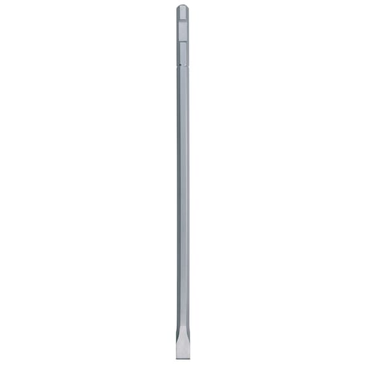 A DEWALT DT6942 flat chisel bit, gray metal, used for demolition and masonry tasks.