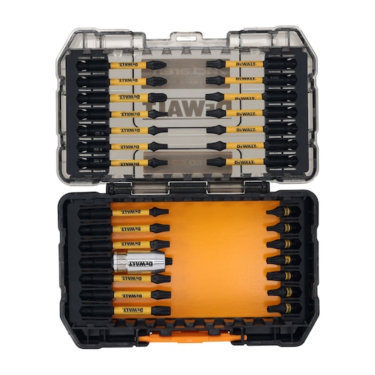 DEWALT x McLaren F1 Team Special Edition  29 Piece Small Tough Case open case