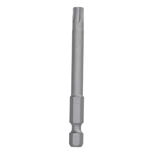 A single DEWALT DT7293 silver screwdriver bit with a hex shank and Torx head, isolated on a white background.