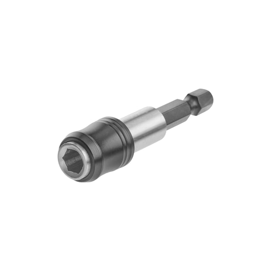 A DEWALT branded magnetic bit holder, model DT7515, designed for holding screwdriver bits securely in a drill or driver. The bit holder is made of metal with a hexagonal shank.