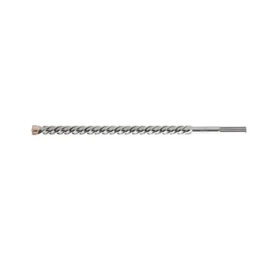 A DEWALT SDS-Max hammer drill bit with a spiral fluted shaft and a carbide tip, shown against a white background.