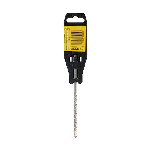 DEWALT DT9525 masonry drill bit in black and yellow packaging, front view, with barcode and product label visible.