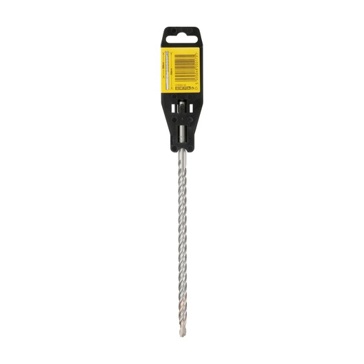 DEWALT DT9542 masonry drill bit with spiral design in retail packaging, suitable for concrete drilling.