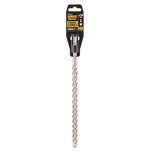 A DEWALT Extreme Toughcore SDS-Plus hammer drill bit, 14mm in diameter, in its retail packaging.