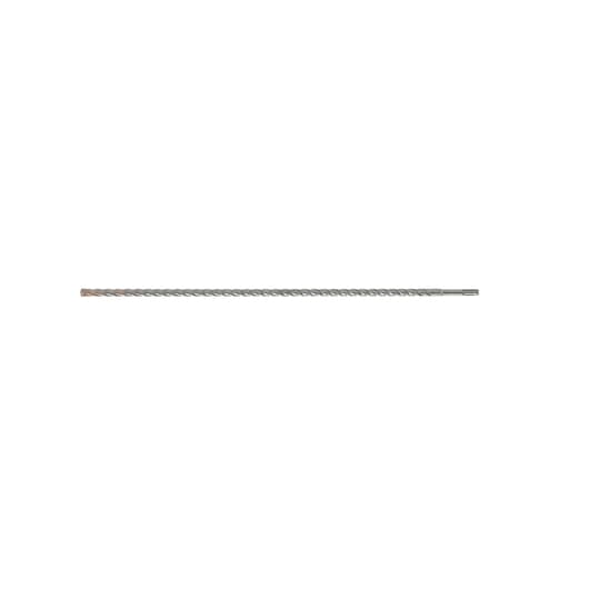 Long DEWALT DT9605 drill bit with spiral flute design for masonry and concrete drilling.
