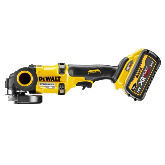 54V XR FLEXVOLT 125 mm vinkelsliper - 2 x 9 Ah
