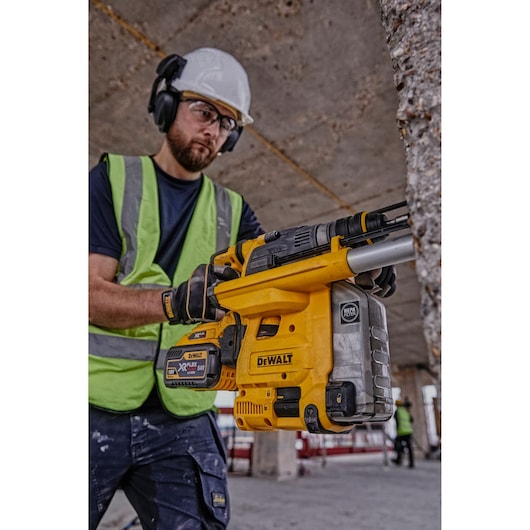 BORHAMMER SDS-PLUS 54V XR FLEXVOLT BØRSTELØS MED 3 FUNKSJONER OG HURTIG BYTTBAR CHUCK