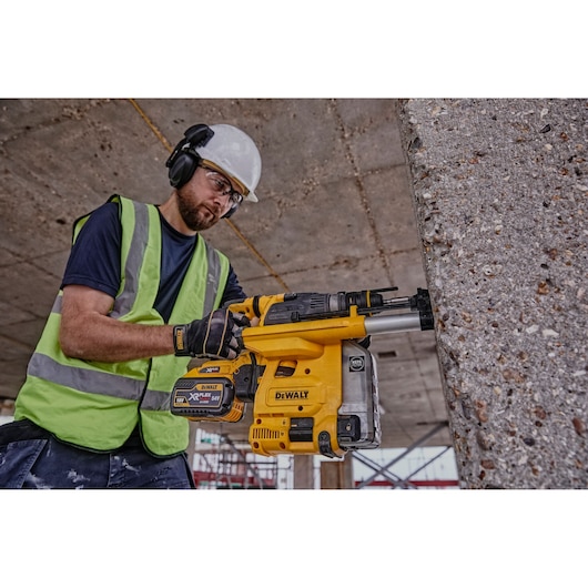 BORHAMMER SDS-PLUS 54V XR FLEXVOLT BØRSTELØS MED 3 FUNKSJONER OG HURTIG BYTTBAR CHUCK