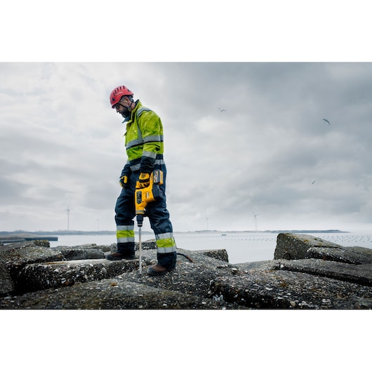 54V XR Flexvolt børsteløs borhammer SDS-Max med 3 funksjonsvalg - 2 x 9.0 Ah