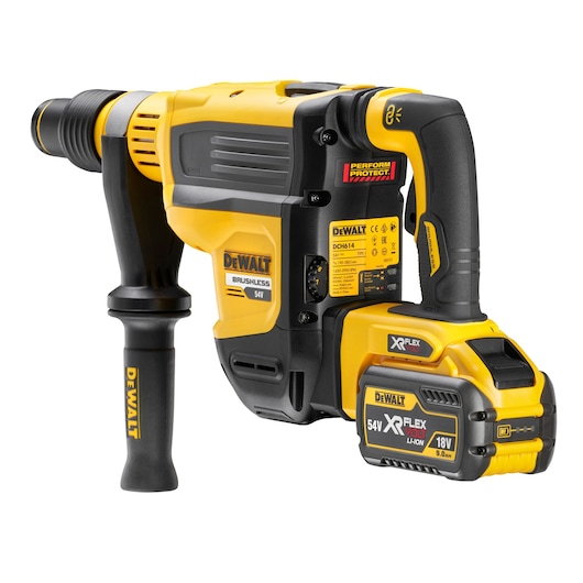 54V XR FLEXVOLT 45mm Borhammer - 2 X 9Ah