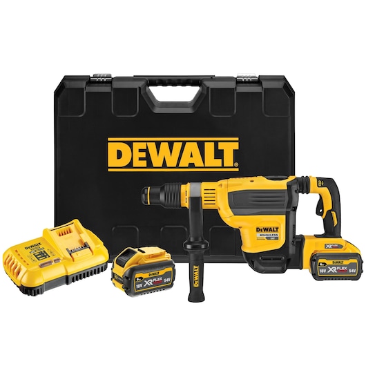 54V XR FLEXVOLT 45mm Borhammer - 2 X 9Ah