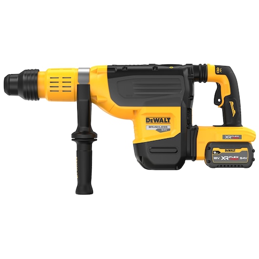 54V XR FLEXVOLT 52 mm SDS-Max borhammer – 2 x 12 Ah