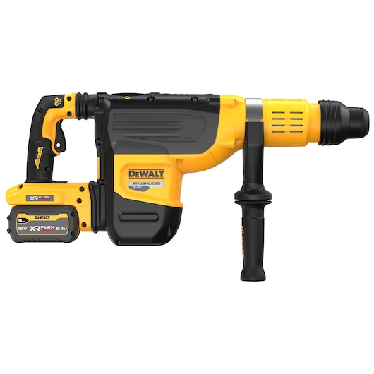 54V XR FLEXVOLT 52 mm SDS-Max borhammer – 2 x 12 Ah