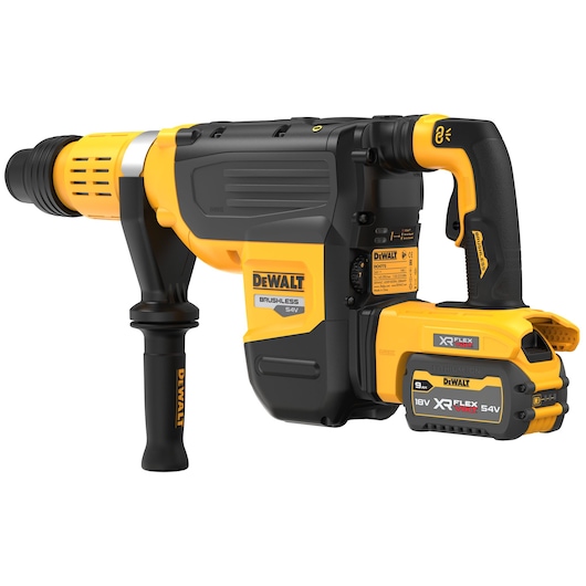 54V XR FLEXVOLT 52 mm SDS-Max borhammer – 2 x 12 Ah