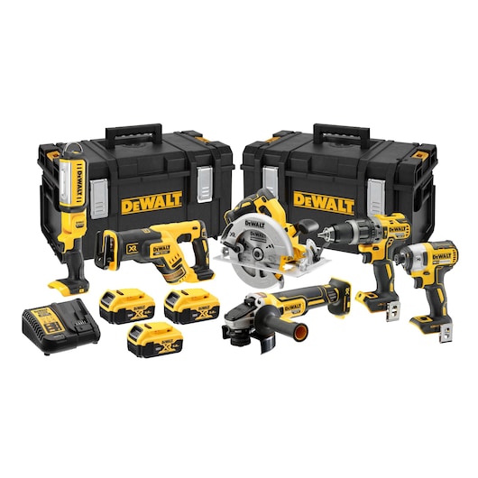 18V XR BRUSHLESS COMPACT 6 PIECE KIT