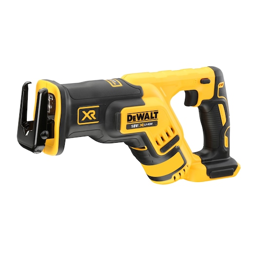 Angled view of 18V XR Brushless Reciprocating Saw (bare unit)