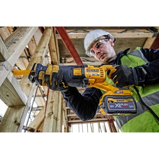 54V XR Flexvolt bajonettsag, 2 x 6.0 Ah