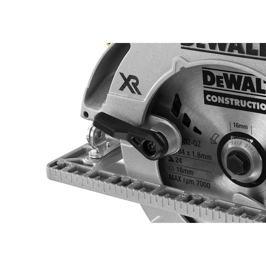 18V XR Børsteløs skinnekompatibel sirkelsag 184mm