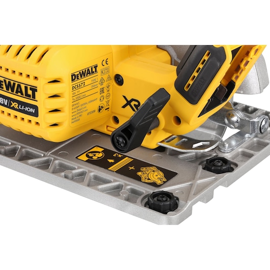 18V XR Børsteløs skinnekompatibel sirkelsag 184mm