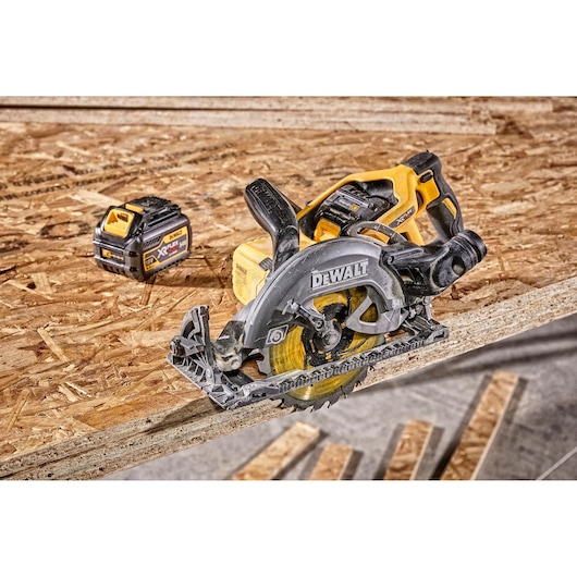 Sirkelsag 54V XR FLEXVOLT - 2 X 6Ah
