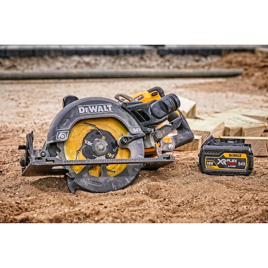 Sirkelsag 54V XR FLEXVOLT - 2 X 6Ah