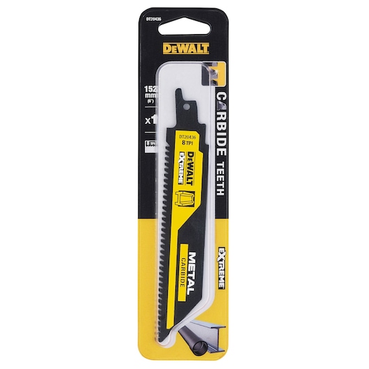 Karbid Bajonettsagblad 152mm Metall 8TPI 1 pakk