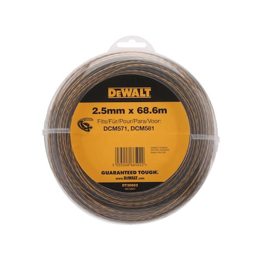 DEWALT trimmerlinje (2,5 mm x 68,6 m)