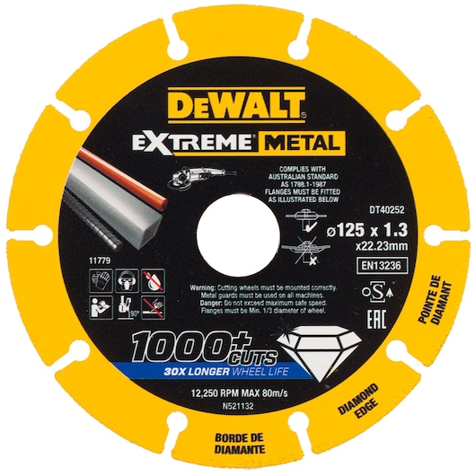 Extreme diamant sagblad 125 x 22.23 x 1.3mm